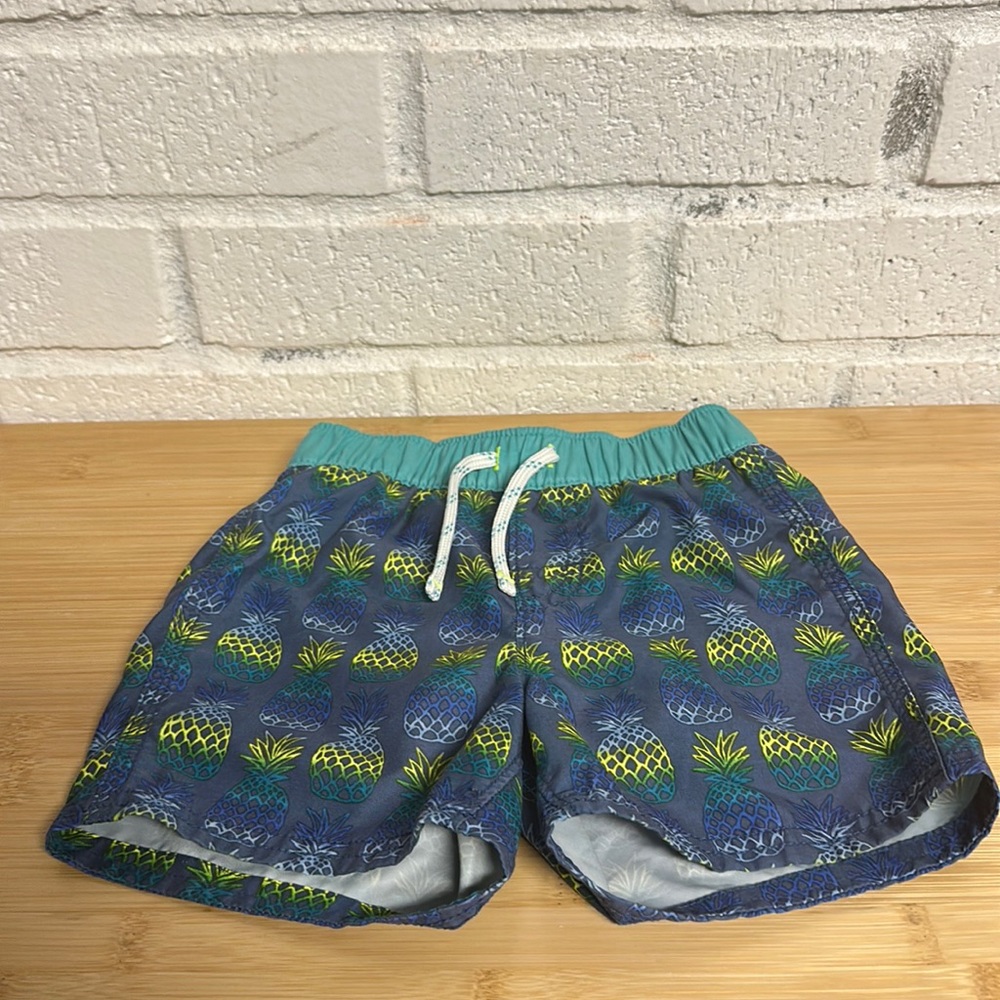 GAP pineapple swim trunks